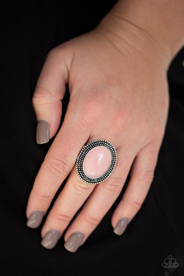 Outdoor Oasis - Pink - Paparazzi Ring Image