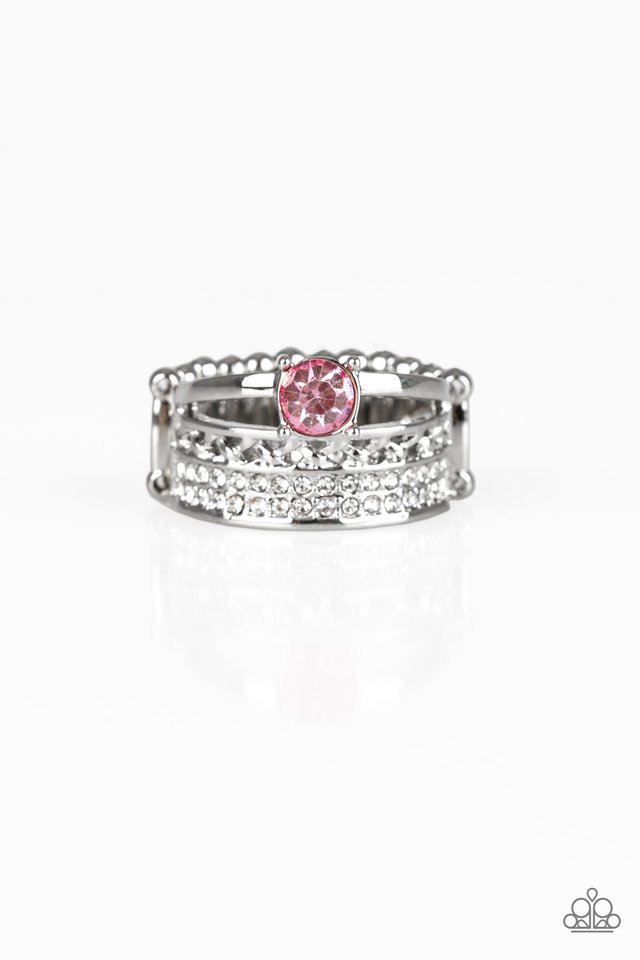 The Overachiever - Pink - Paparazzi Ring Image