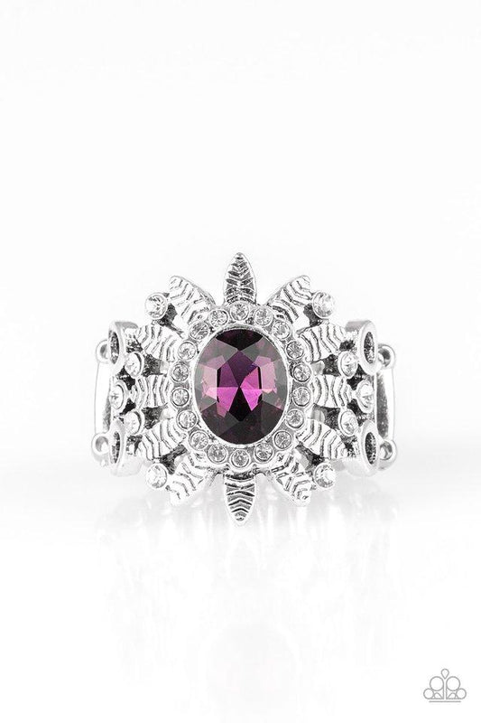Paparazzi Ring ~ Burn Bright - Purple