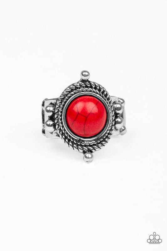 Paparazzi Ring ~ Prone To Wander - Red