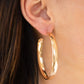 A Double Feature - Gold - Paparazzi Earring Image