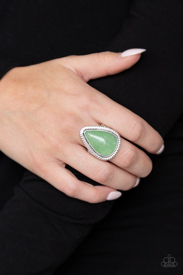 Mojave Mist - Green - Paparazzi Ring Image