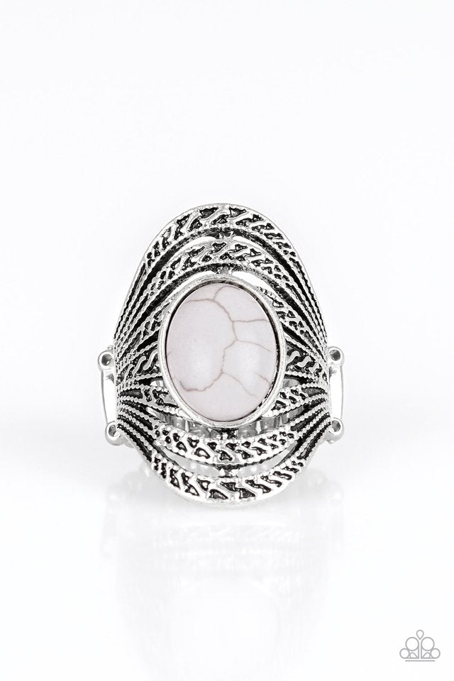 Royal Roamer - Silver - Paparazzi Ring Image