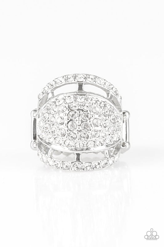 The Seven-FIGURE Itch - White - Paparazzi Ring Image