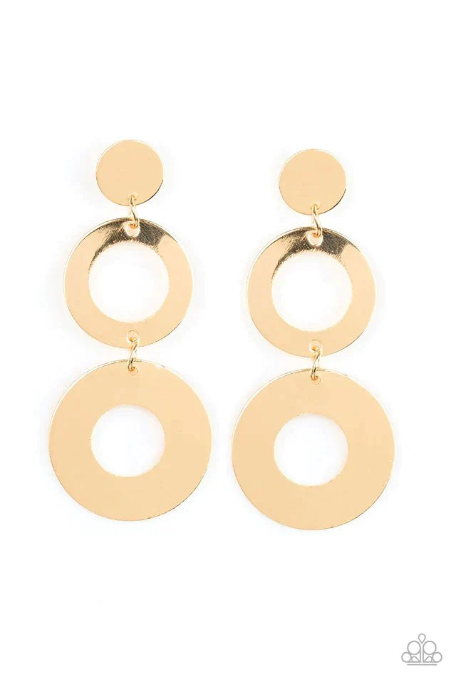 Paparazzi Earring ~ Pop Idol - Gold