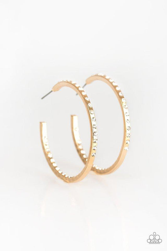 Paparazzi Earring ~ Comin Into Money - Gold