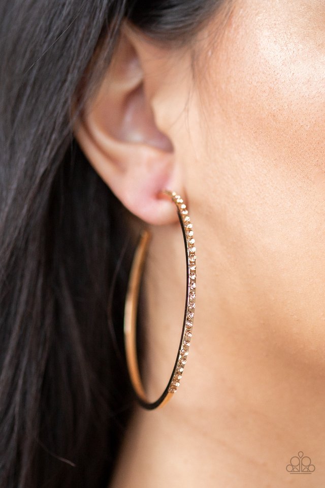 Trending Twinkle - Gold - Paparazzi Earring Image