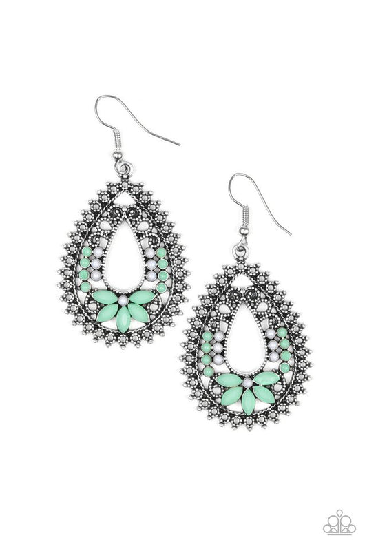 Atta-GALA - Green - Paparazzi Earring Image