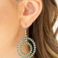 Vibrant Venture - Green - Paparazzi Earring Image
