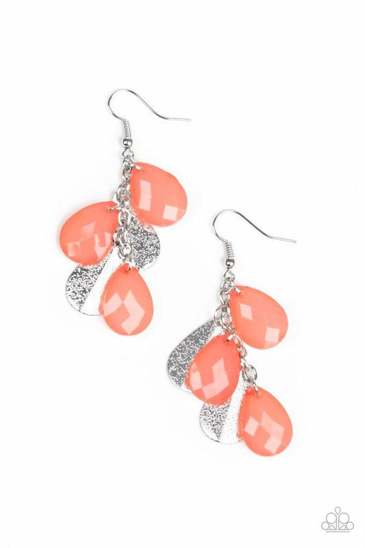 Paparazzi Earring ~ Seaside Stunner - Orange