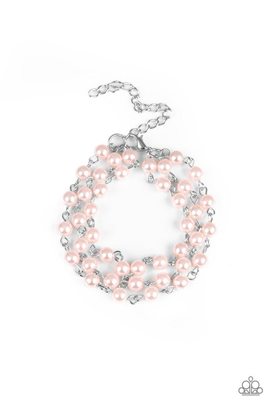 Stage Name - Pink - Paparazzi Bracelet Image