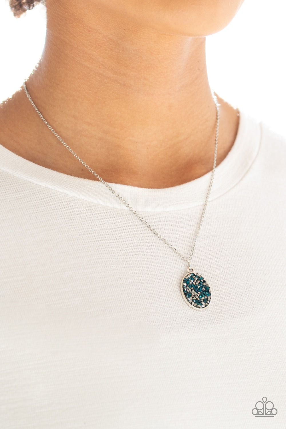 Paparazzi Necklace ~ Star-Crossed Stargazer - Blue