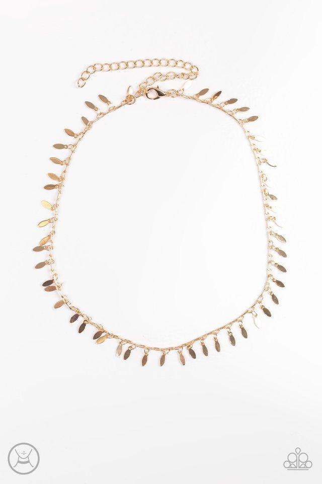 Paparazzi Necklace ~ PURR-fect Ten - Gold