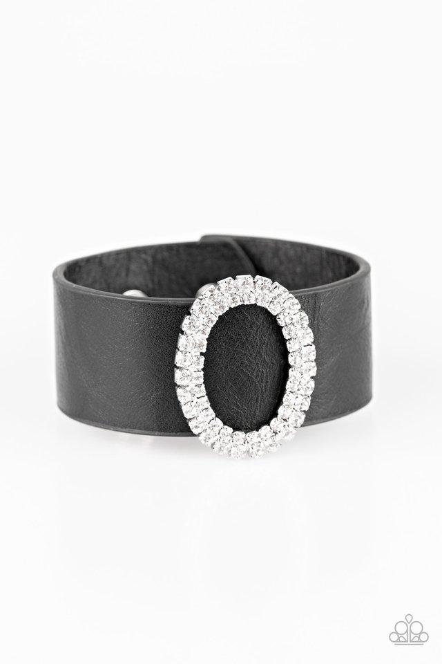 Paparazzi Bracelet ~ Center Stage Starlet - Black