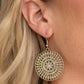 PINWHEEL and Deal - Brown - Paparazzi Earring Image