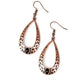 Colorfully Charismatic - Copper - Paparazzi Earring Image