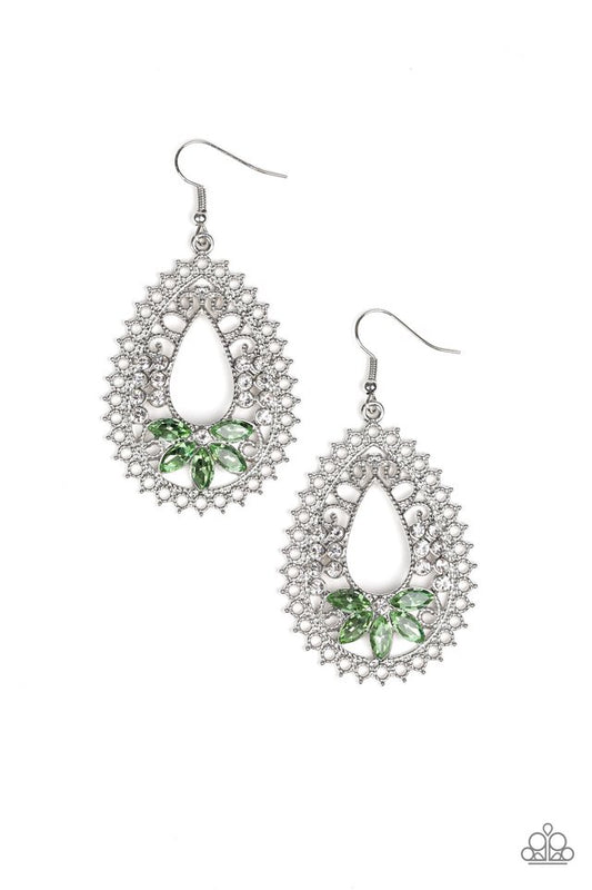 Instant REFLECT - Green - Paparazzi Earring Image