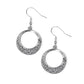 Socialite Luster - Silver - Paparazzi Earring Image