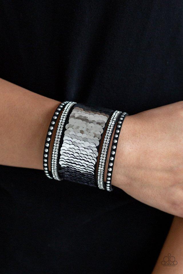 Paparazzi Bracelet ~  MERMAIDS Have More Fun - Purple