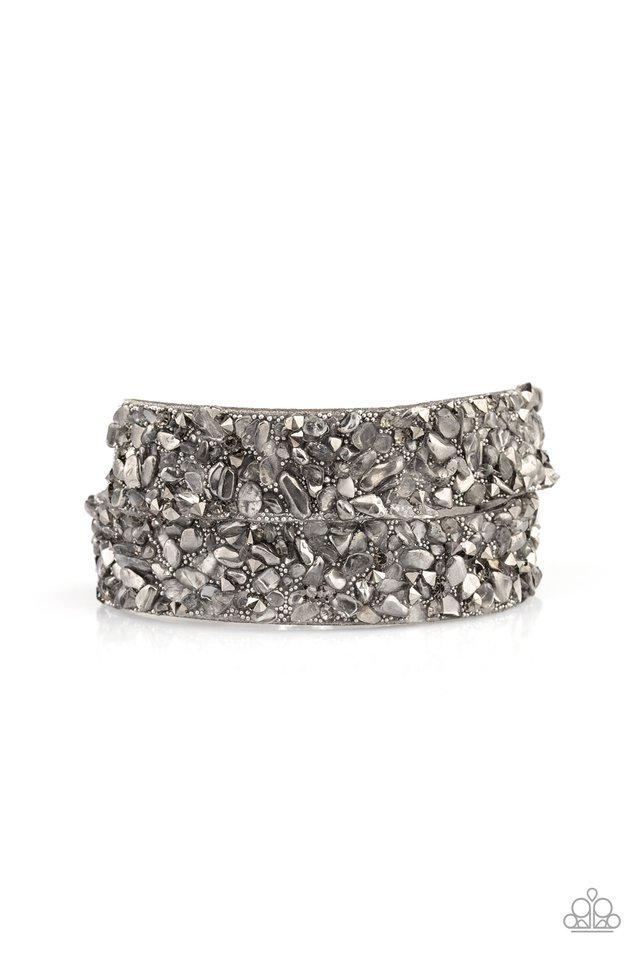Paparazzi Bracelet ~ CRUSH To Conclusions - Silver
