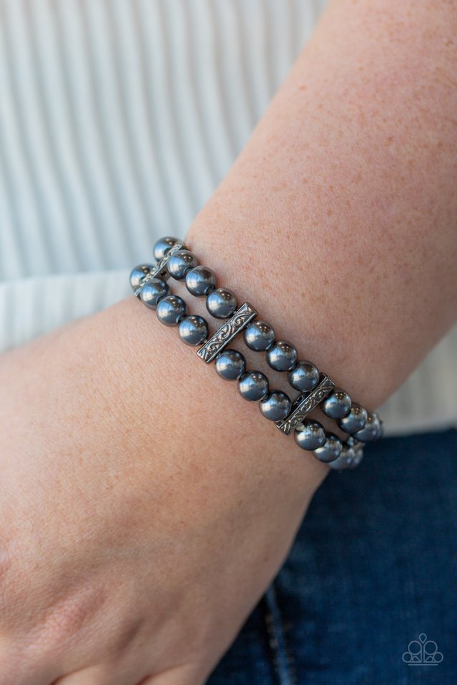Modern Day Mariner - Black - Paparazzi Bracelet Image