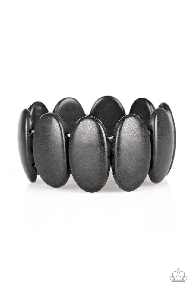 Paparazzi Bracelet ~ Dramatically Nomadic - Black