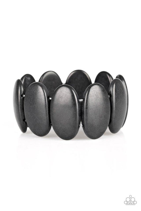 Paparazzi Bracelet ~ Dramatically Nomadic - Black