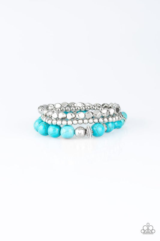 Rural Restoration - Blue - Paparazzi Bracelet Image