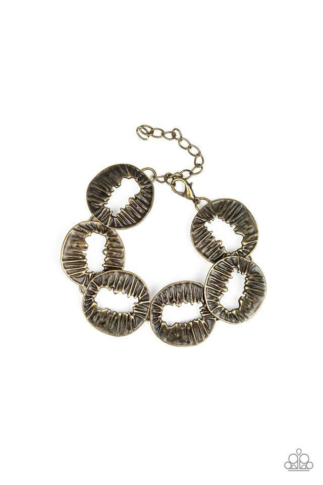 Paparazzi Bracelet ~ Cut It Out! - Brass