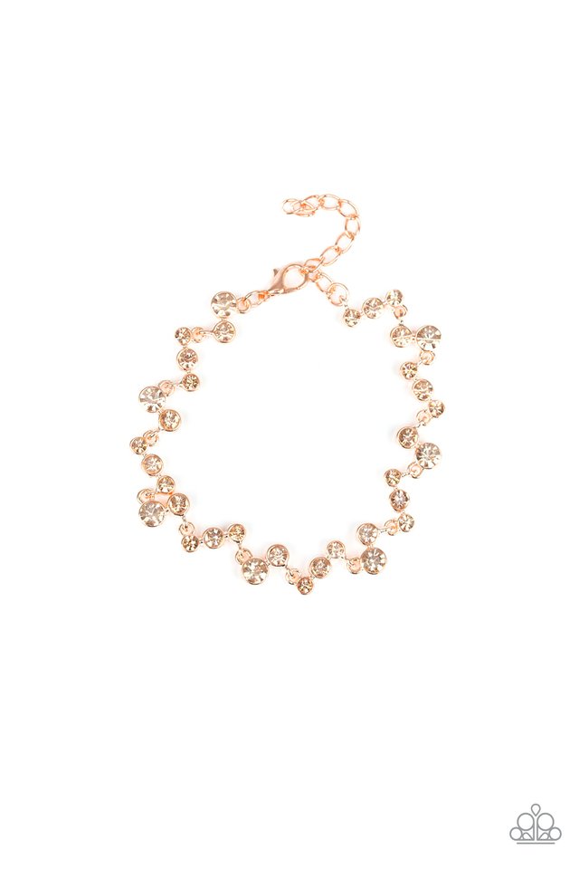 Starlit Stunner - Copper - Paparazzi Bracelet Image