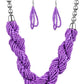 Savannah Surfin - Purple - Paparazzi Necklace Image