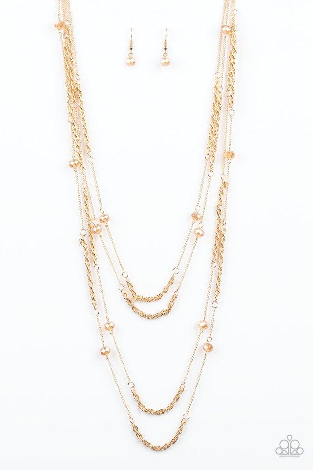 Paparazzi Necklace ~ Open For Opulence - Gold