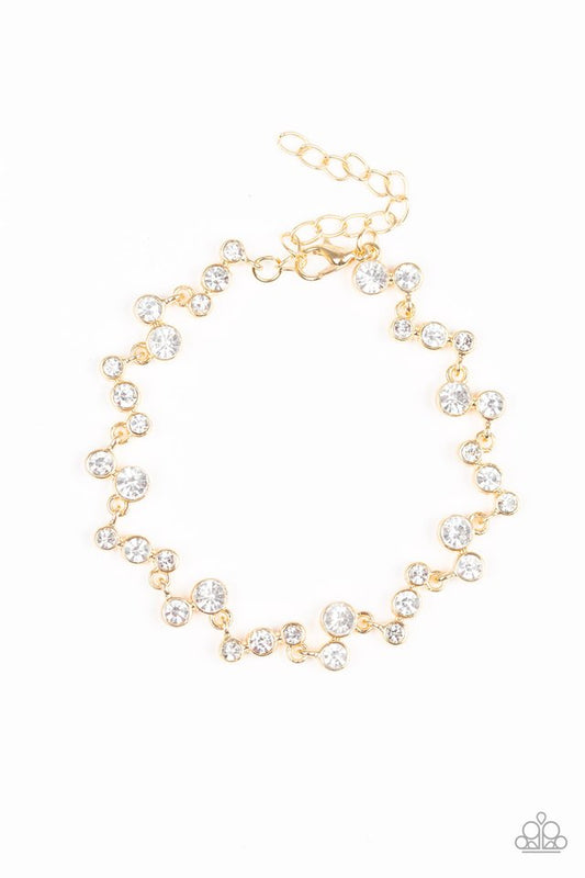 Starlit Stunner - Gold - Paparazzi Bracelet Image
