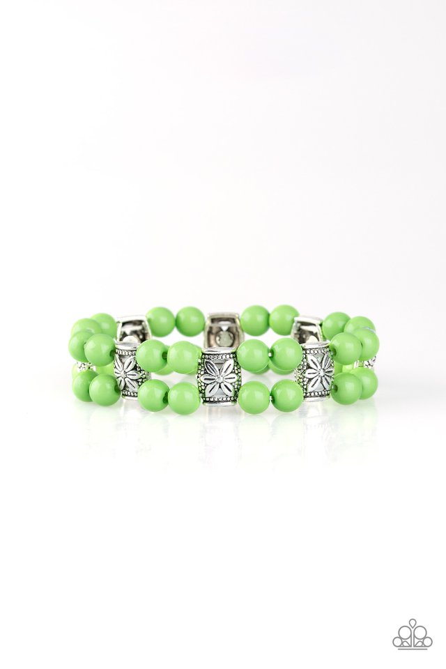 Daisy Debutante - Green - Paparazzi Bracelet Image