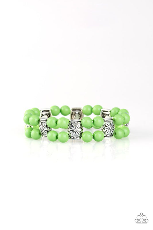 Daisy Debutante - Green - Paparazzi Bracelet Image