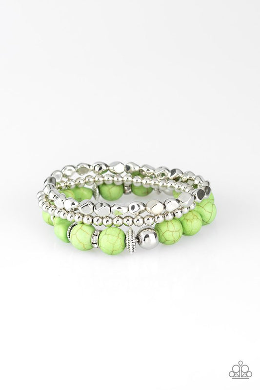 Rural Restoration - Green - Paparazzi Bracelet Image