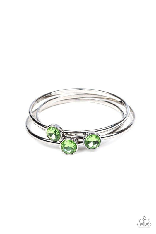 Paparazzi Bracelet ~ Be All You Can BEDAZZLE - Green