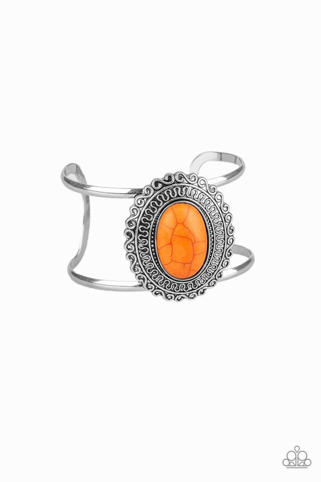 Paparazzi Bracelet ~ Extra EMPRESS-ive - Orange