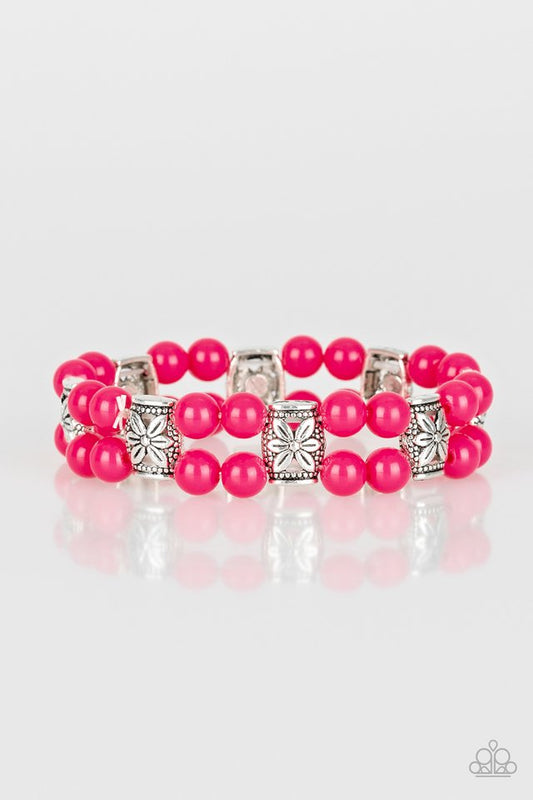 Daisy Debutante - Pink - Paparazzi Bracelet Image