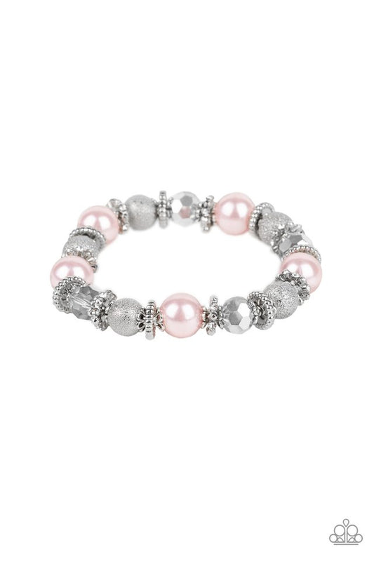 Sparking Conversation - Pink - Paparazzi Bracelet Image