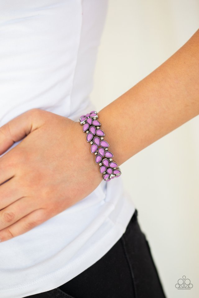Vintage Venture - Purple - Paparazzi Bracelet Image