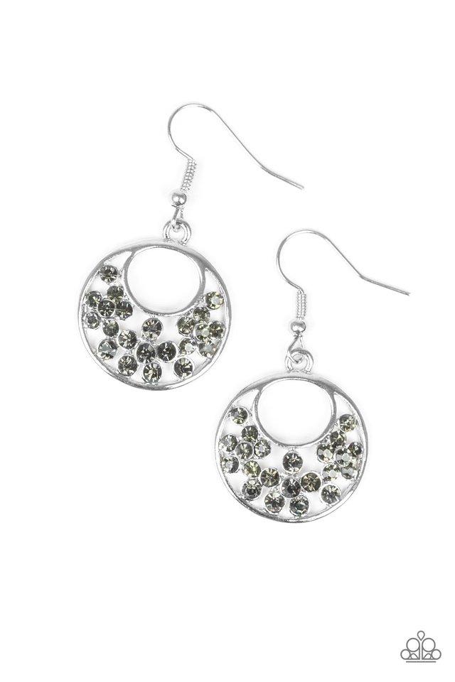 Paparazzi Earring ~ Sugary Shine - Silver