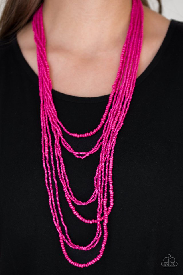 Totally Tonga - Pink - Paparazzi Necklace Image