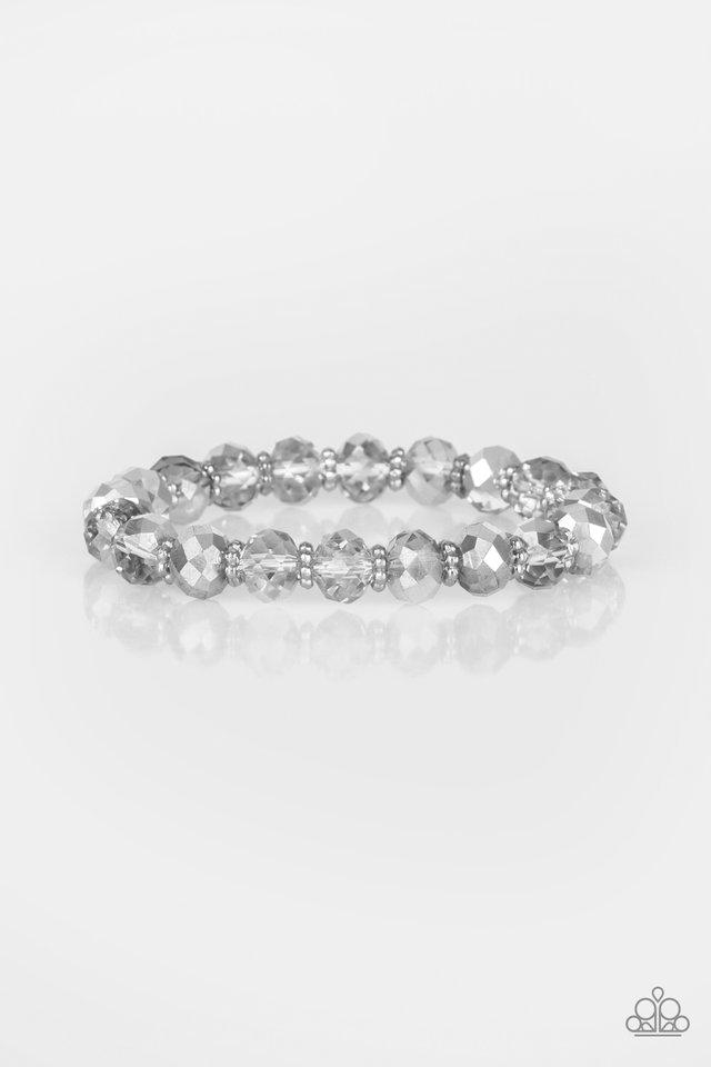 Paparazzi Bracelet ~ Crystal Candelabras - Silver