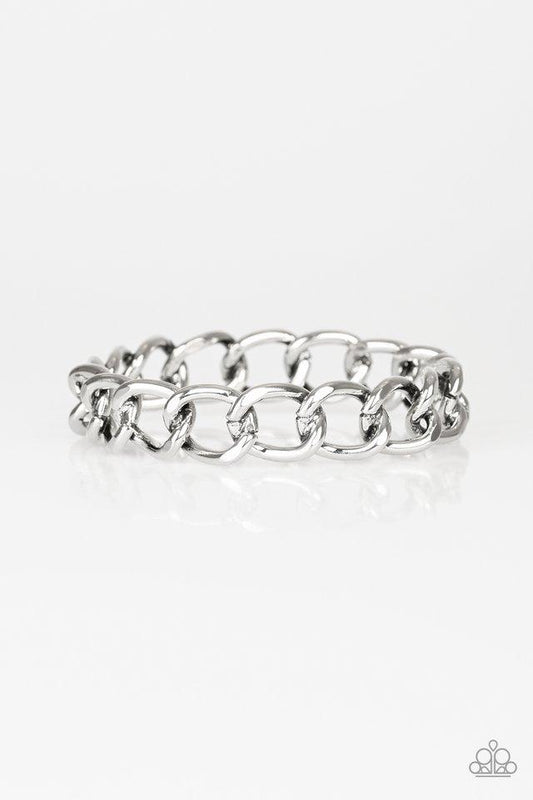 Paparazzi Bracelet ~ CHAINge of Scene - Silver