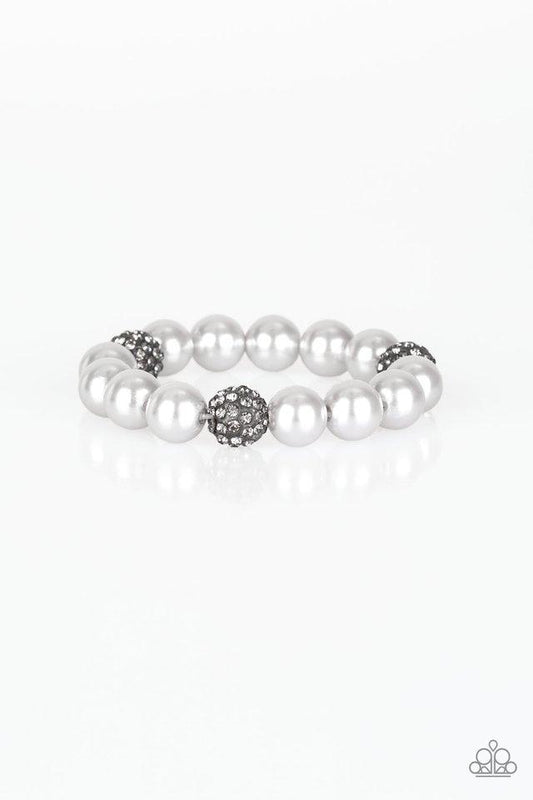 Paparazzi Bracelet ~ Cake Walk - Silver