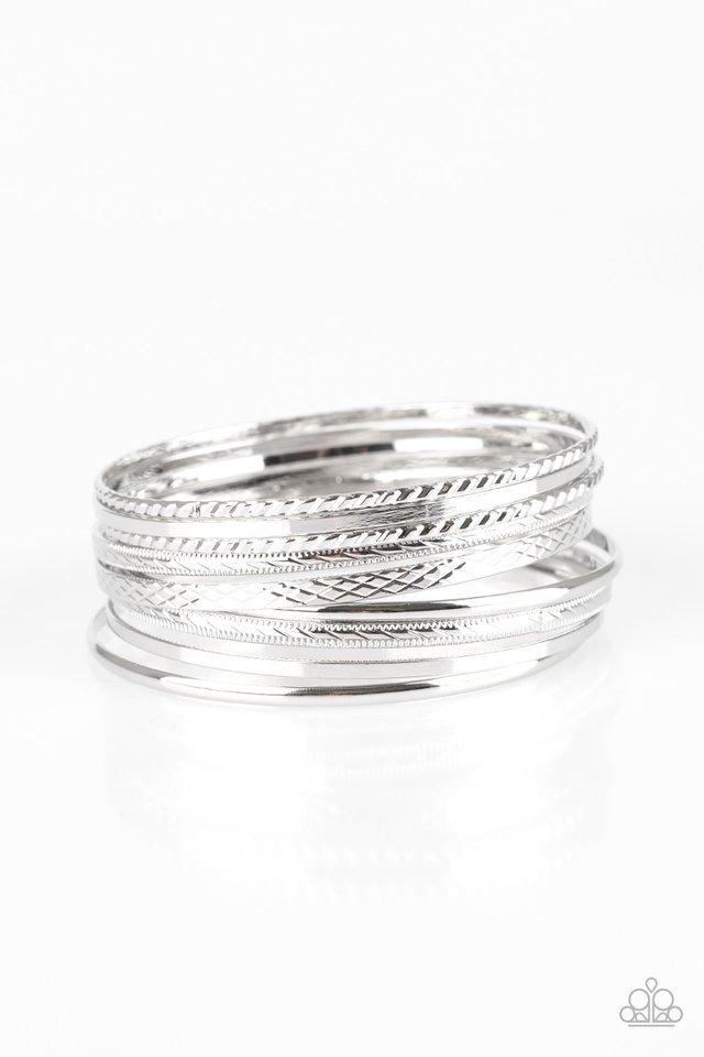 Paparazzi Bracelet ~ Am I BRIGHT? - Silver