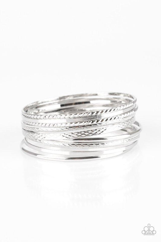 Paparazzi Bracelet ~ Am I BRIGHT? - Silver