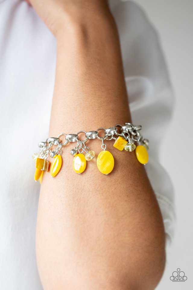 Seashore Sailing - Yellow - Paparazzi Bracelet Image