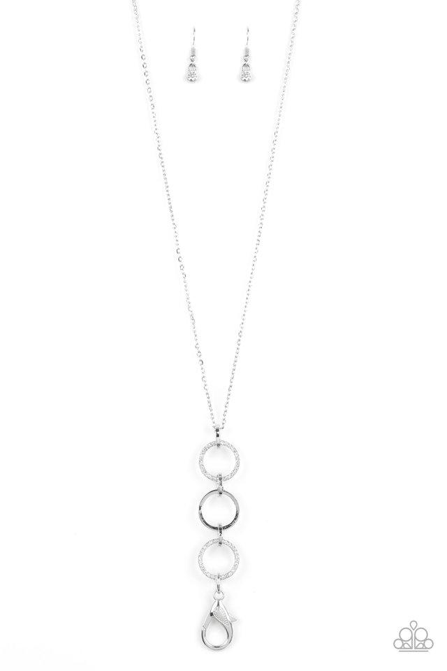 Paparazzi Necklace ~ Diva In Diamonds - White